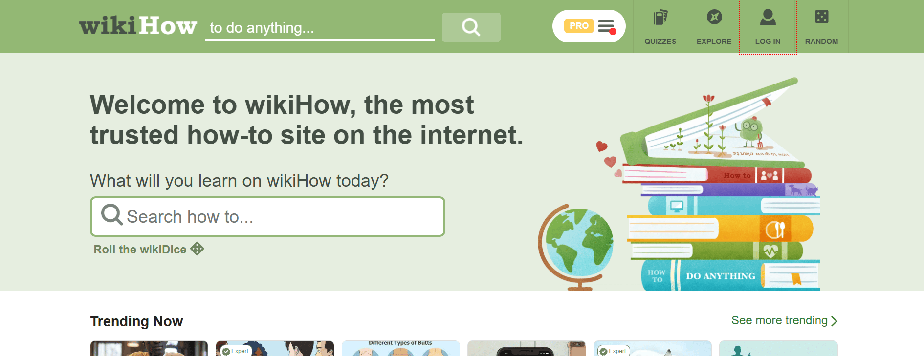 WikiHow the How to Blog type