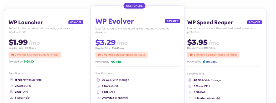 hostarmada free domain plans