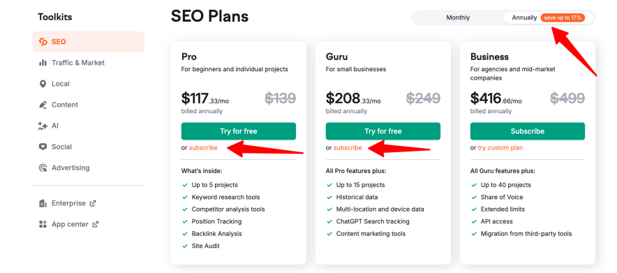 activate semrush coupon