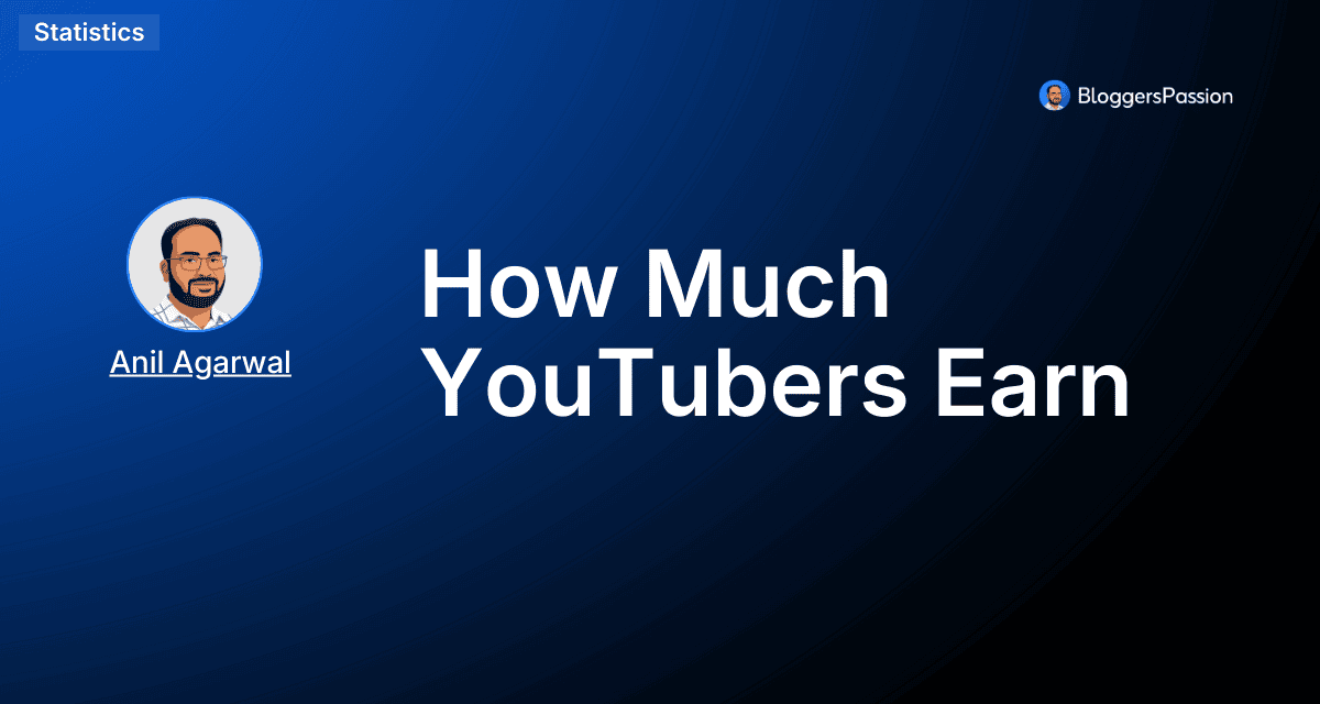how much youtubers earn