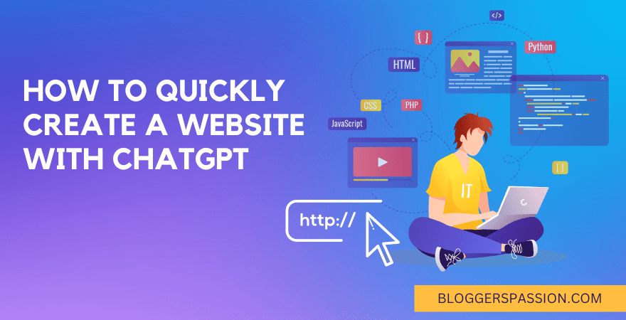 create a website with ChatGPT