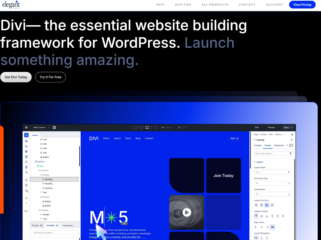 DiVi Page Builder