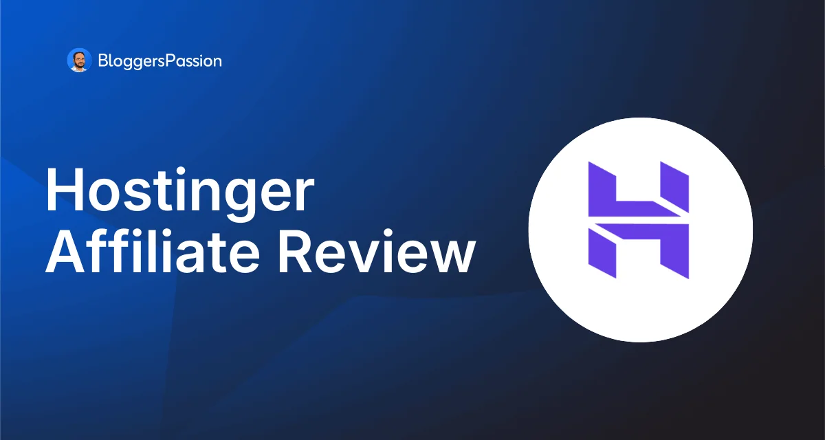 Hostinger Affiliate Review Cover
