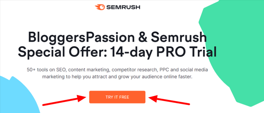 semrush 14 day free trial