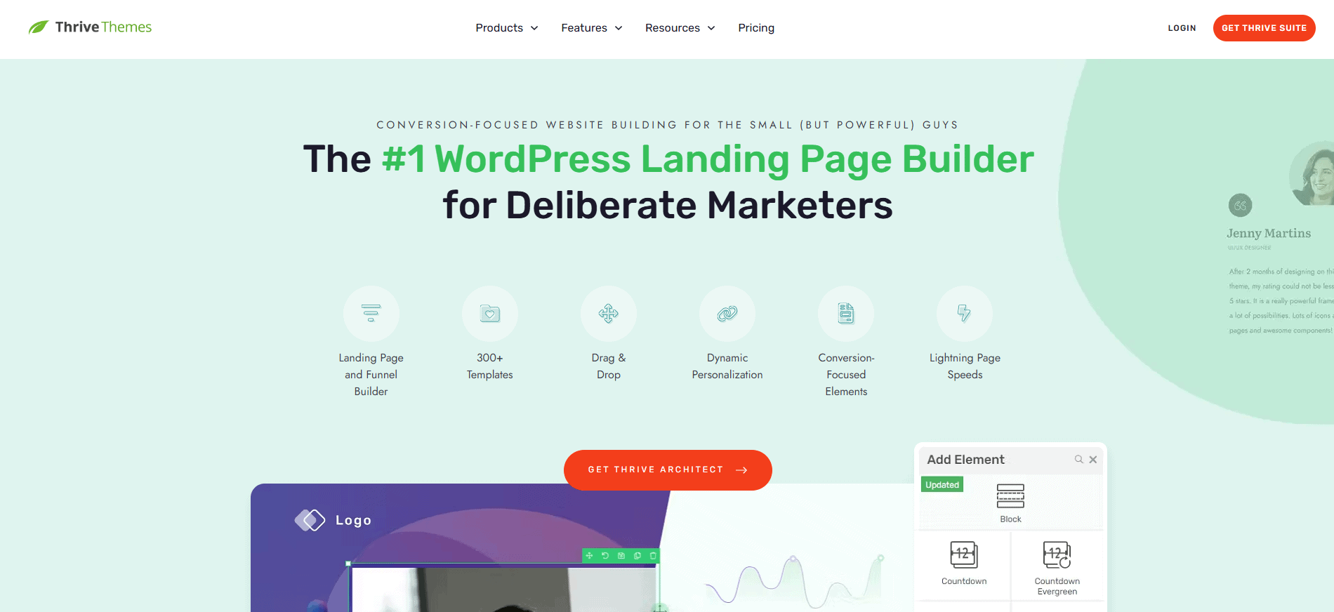 Thrive Architect WordPress Page Builder