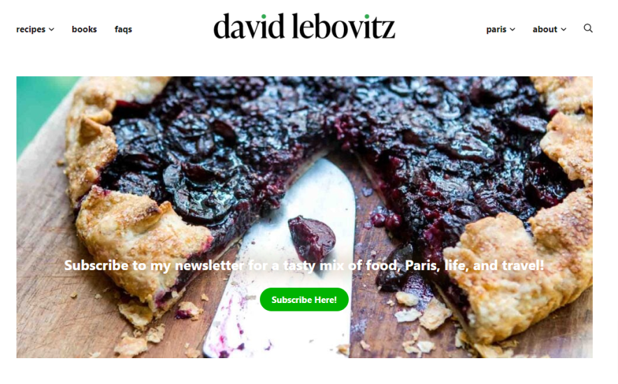 David Lebovitz personal blog