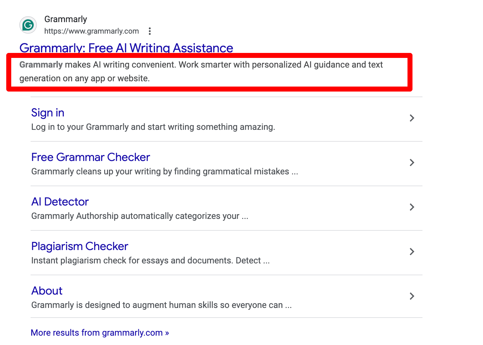 Meta Description in Homepage SEO