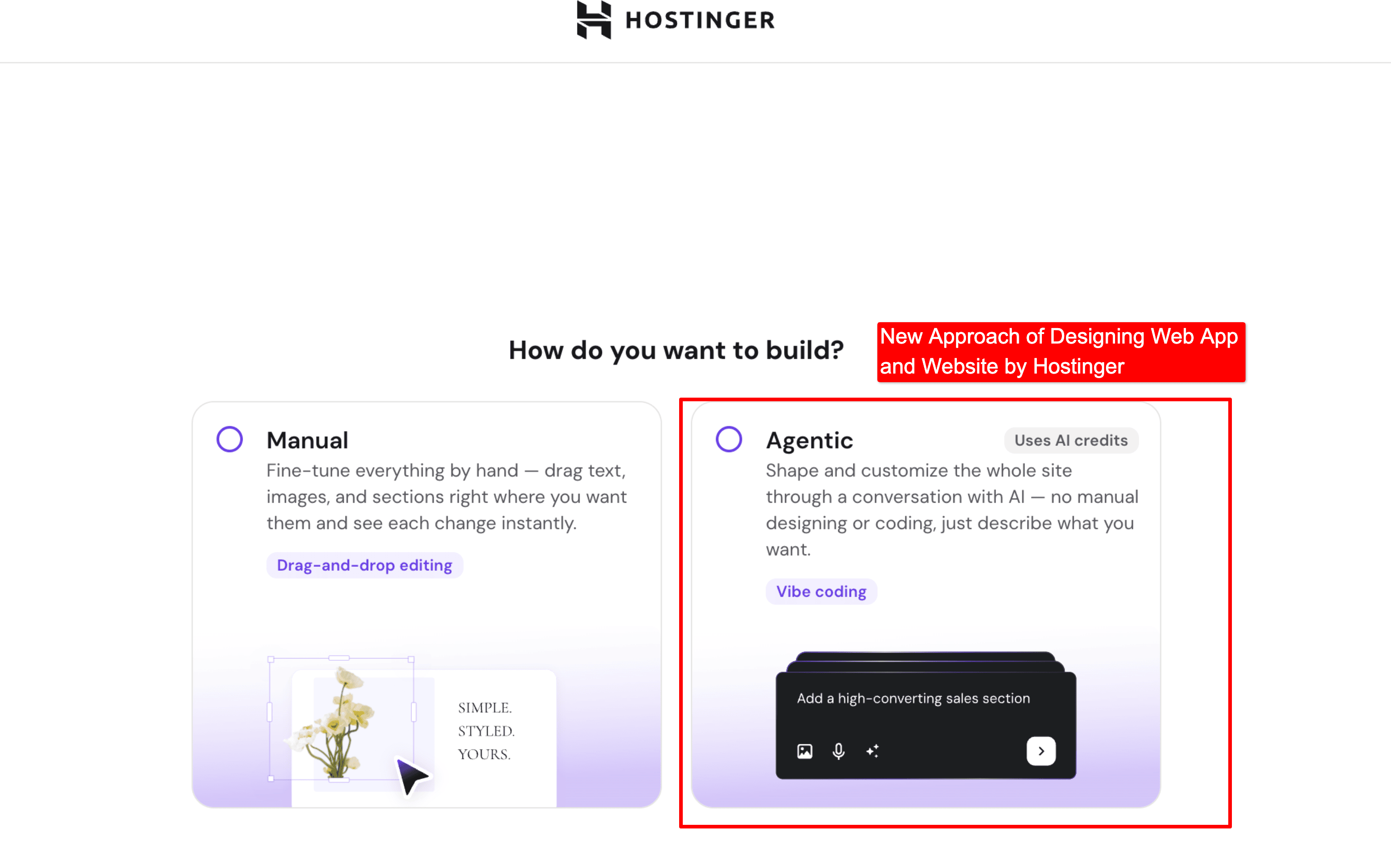 hostinger ai builder
