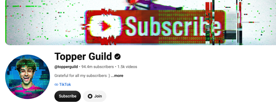 Topper Guild YouTube Channel