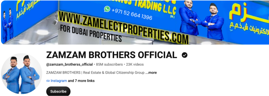 ZAMZAM BROTHERS OFFICIAL YouTube Channel