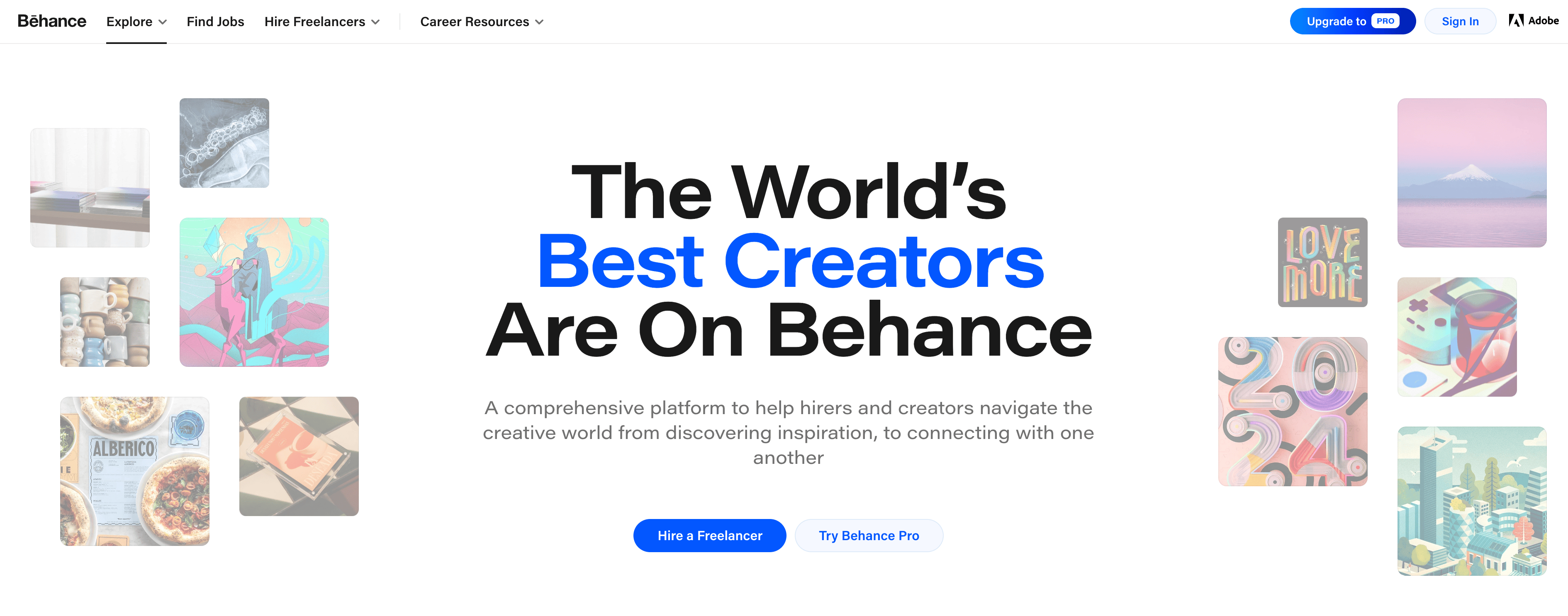Behance Pinterest Similar Website