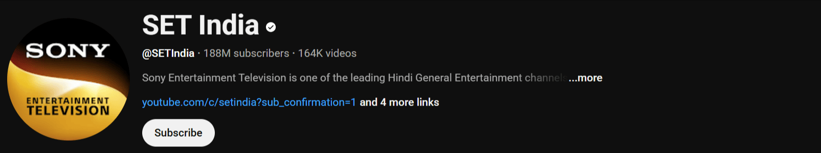 set india youtube channel SET India YouTube channel