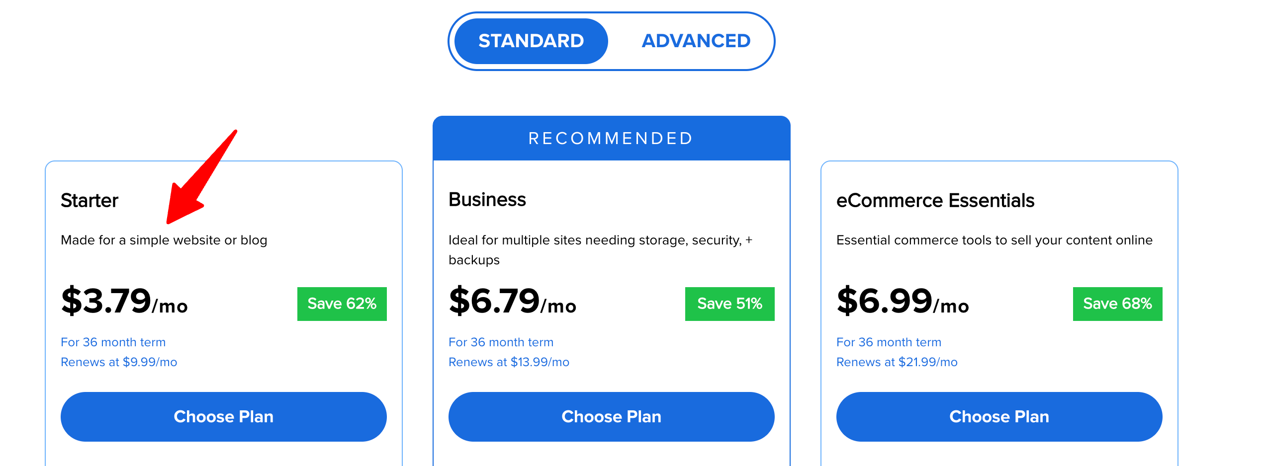 bluehost discount page