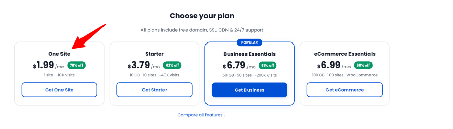 bluehost discount page