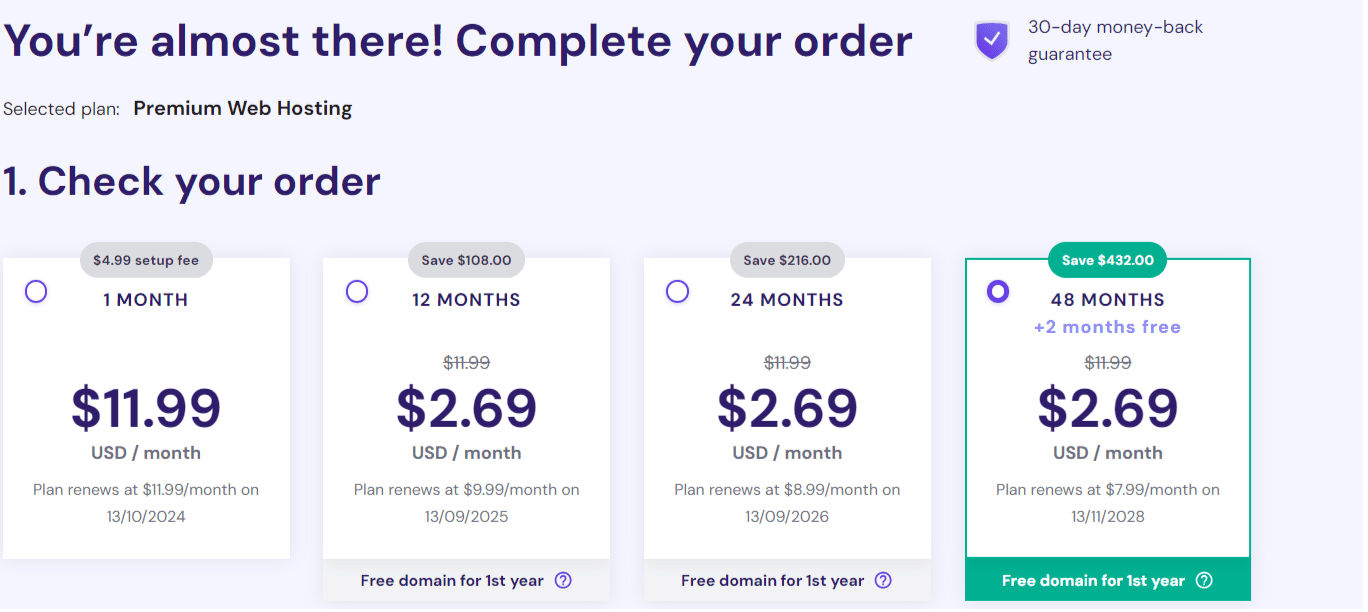 hostinger shared hosting