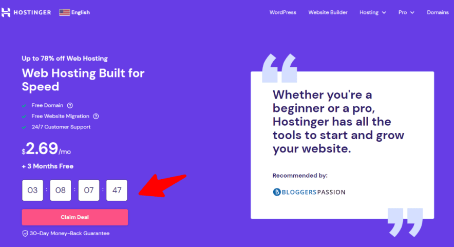 hostinger web hosting