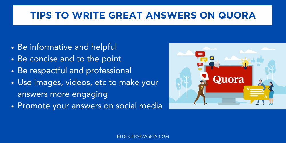 quora answer tips
