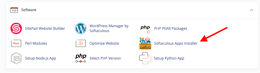 Hostarmada softaculous App Installer