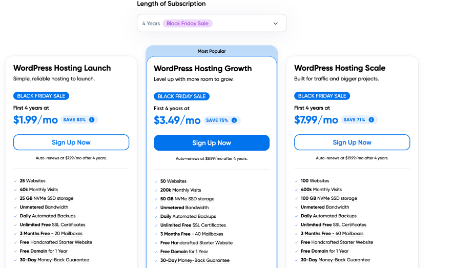 dreamhost black friday deal 1 - save up to 83% on wordpress hosting