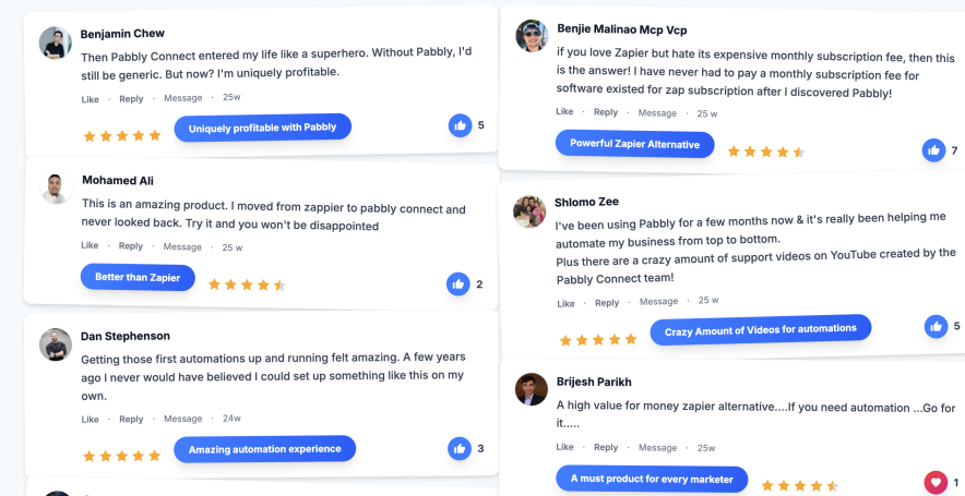 pabbly connect lifetime deal testimonials