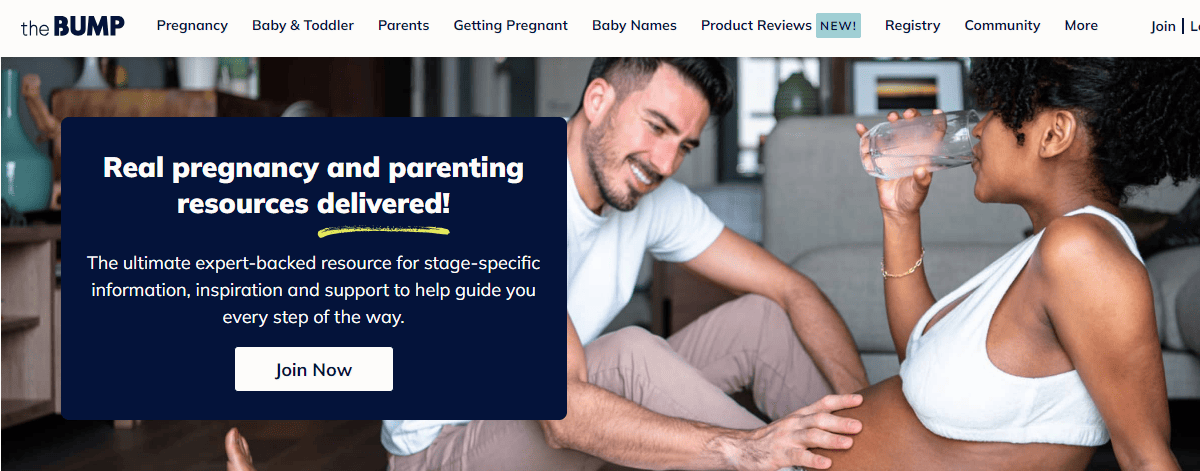  the bump top parenting website