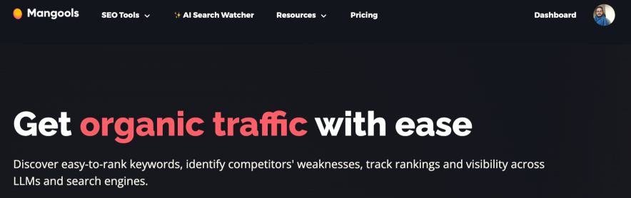 mangools coupon code - official 30% offer page