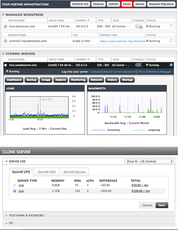 staging environment setup on liquid web is super easy