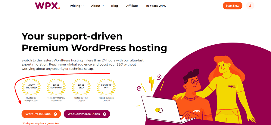 4. wpx hosting - Best For Mid Range Traffic Sites & High End Performance
