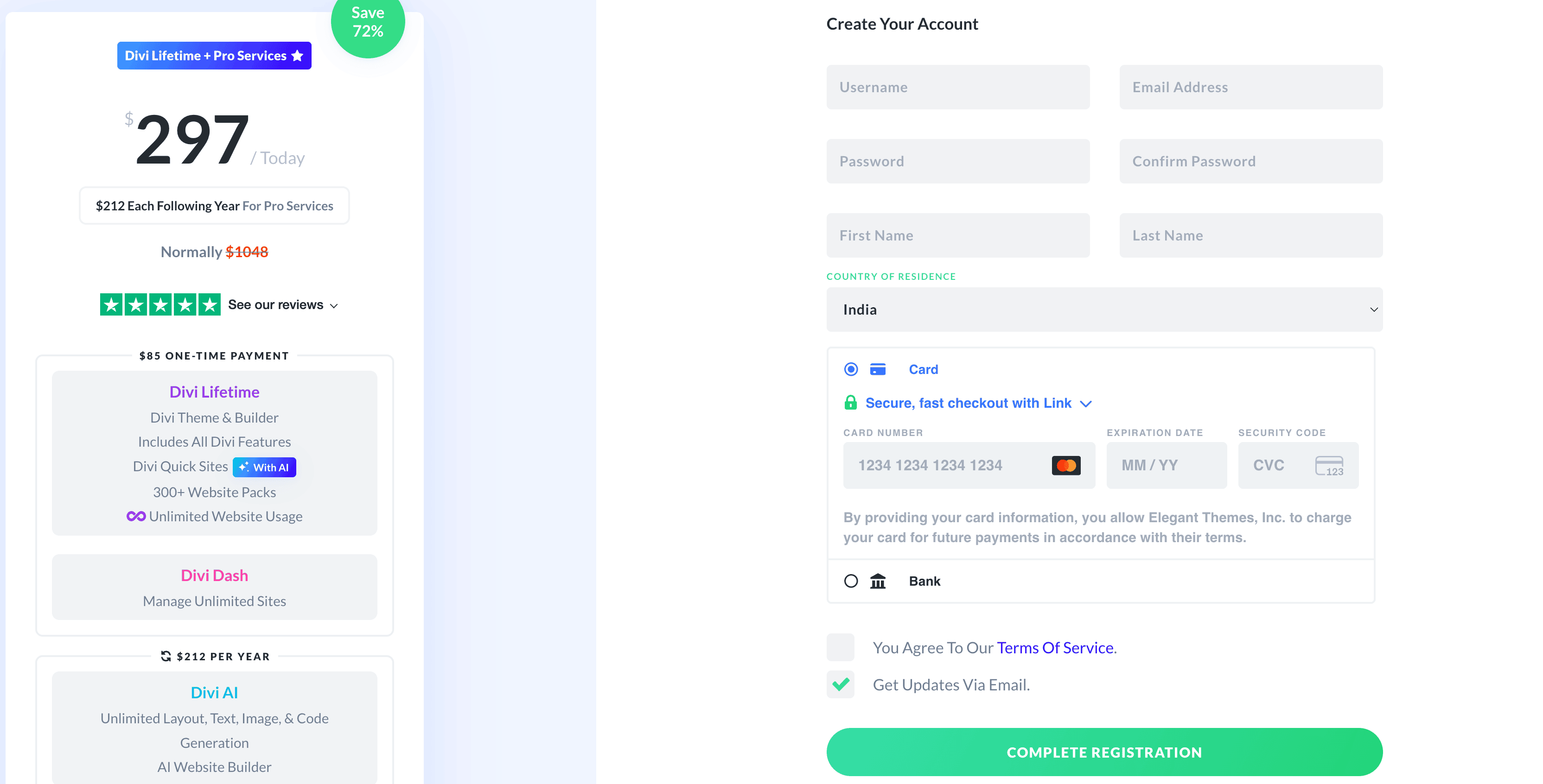 divi discount has been applied successfully