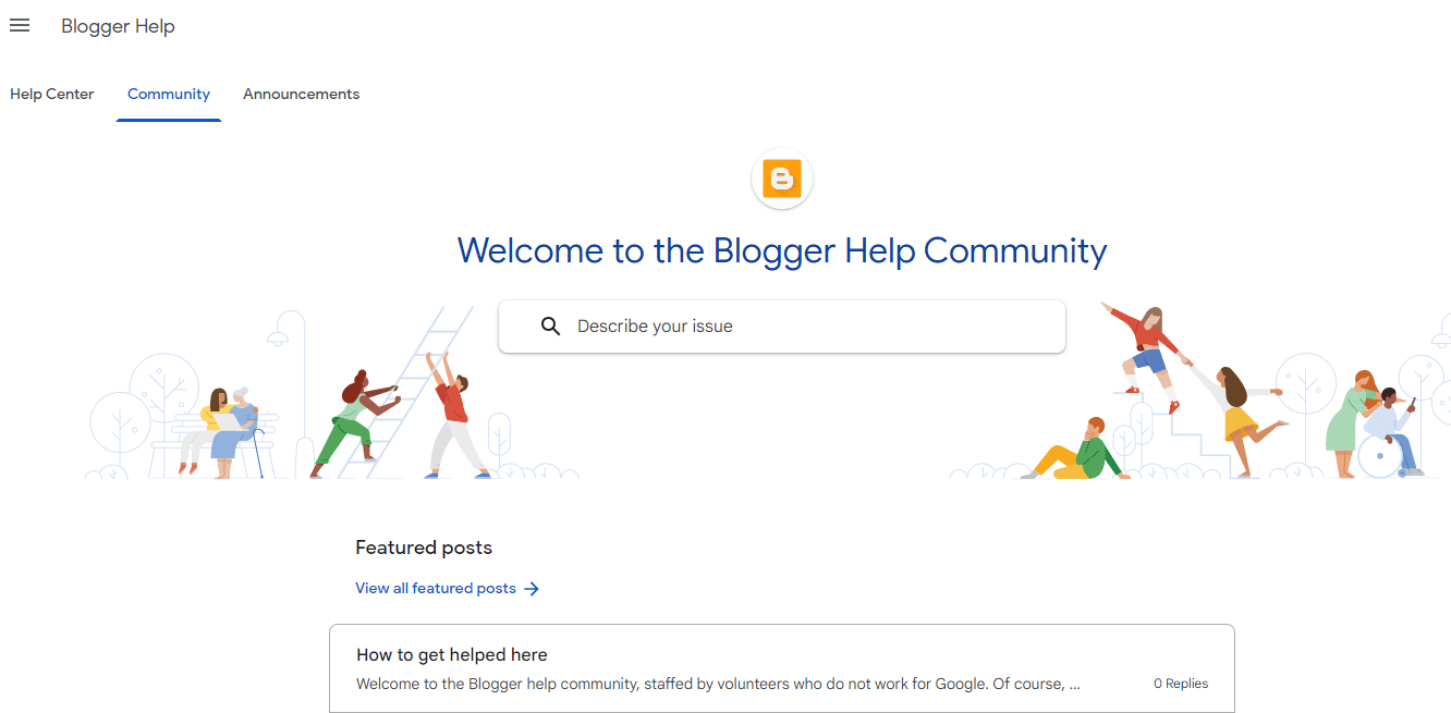blogger help