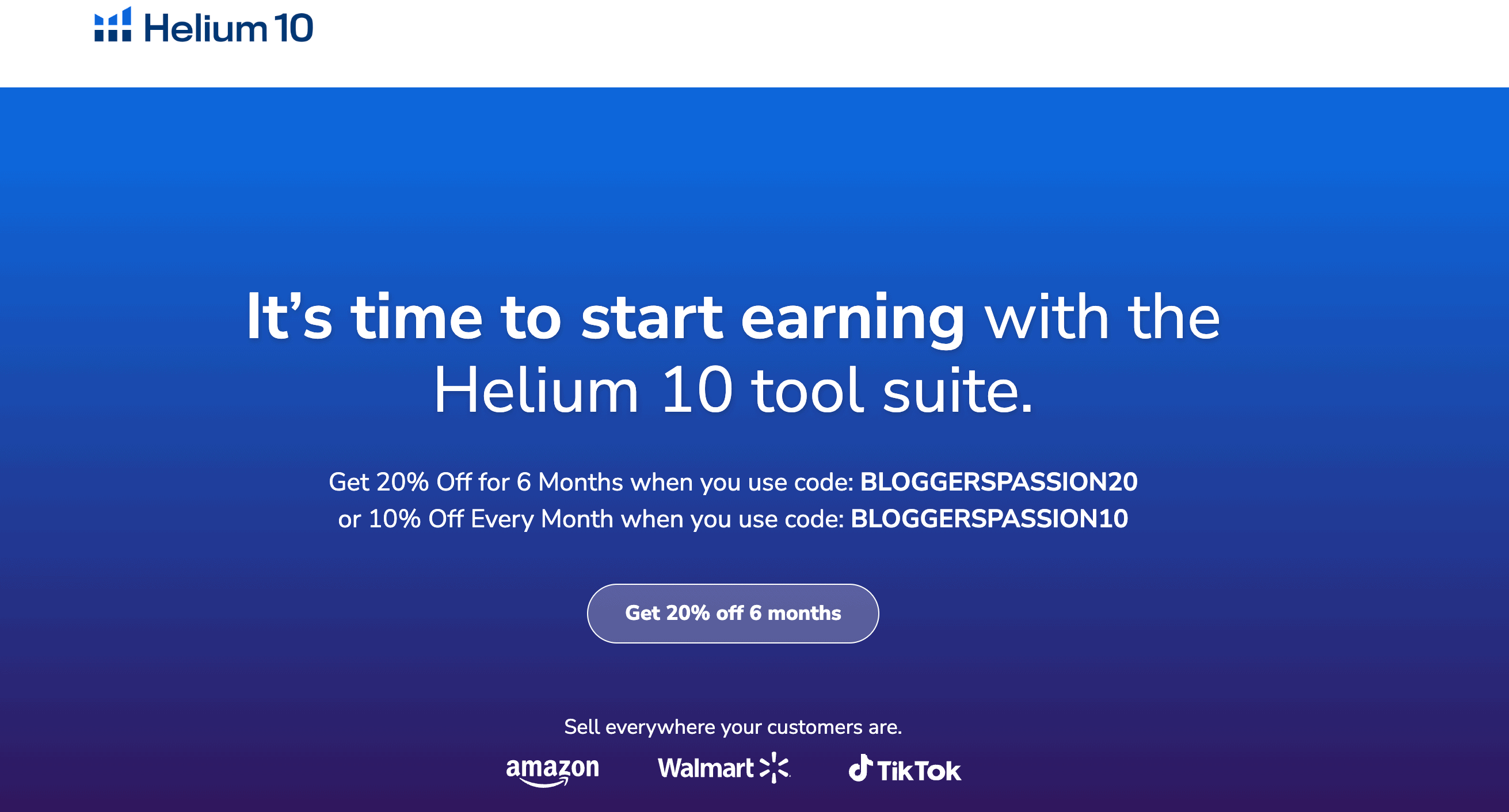 helium 10 available offers