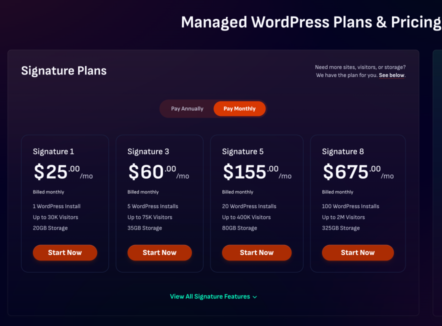step 1 navigate to the Pressable Pricing page