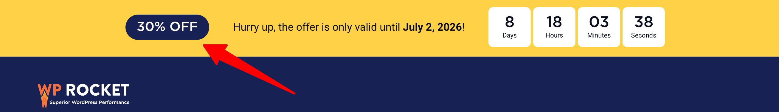 Step 1 Visit WP Rocket Discount Offer Page Powered By BloggersPassion