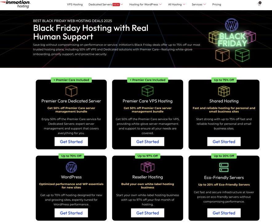 Step 1 find the inmotion hosting deal