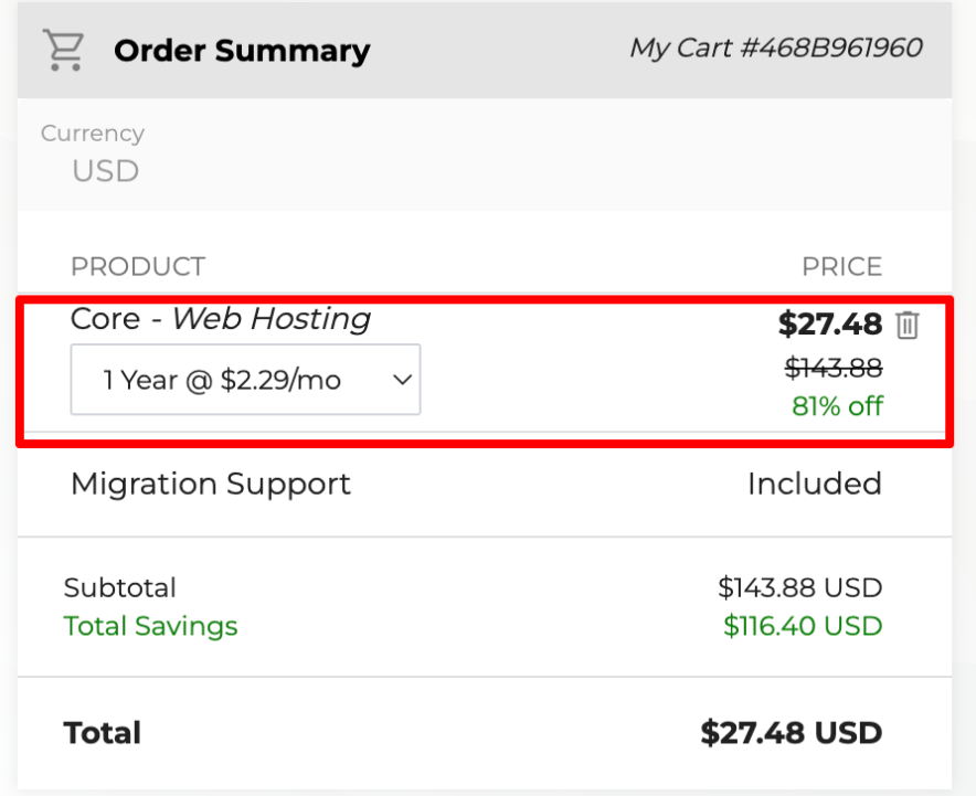 Step 3 Apply the Scala Hosting Discount