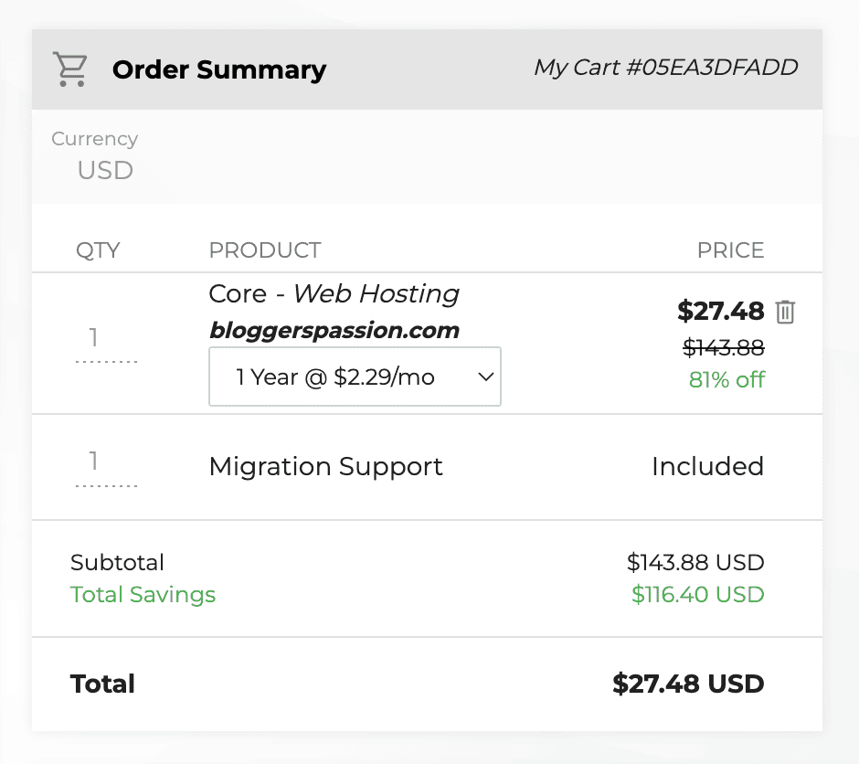 inmotion discount checkout