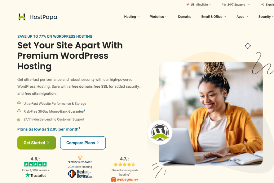 5. HostPapa Hosting: Best For Canada Traffic