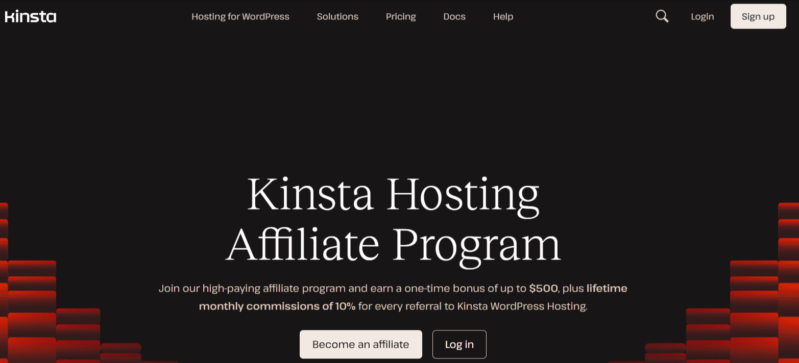 kinsta hosting affiliate program