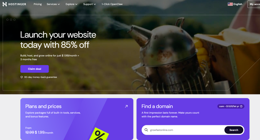 Hostinger - Fastest and Cheapest Host For Small Businesses