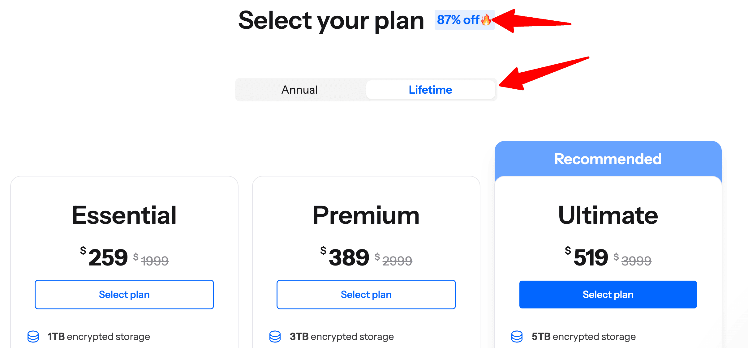 internxt deal 1 - one time plans 87% off