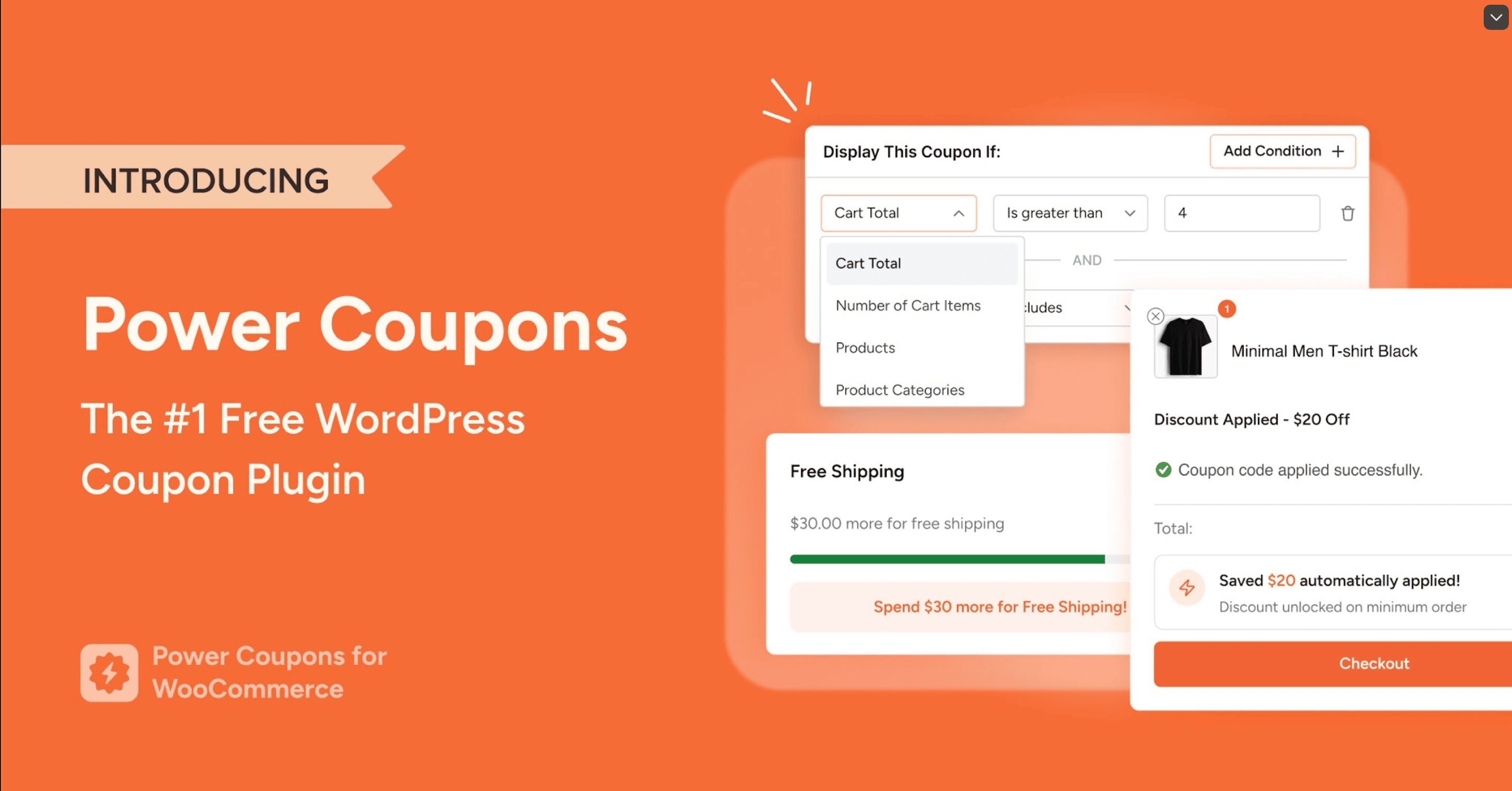 power coupons for woocommerce