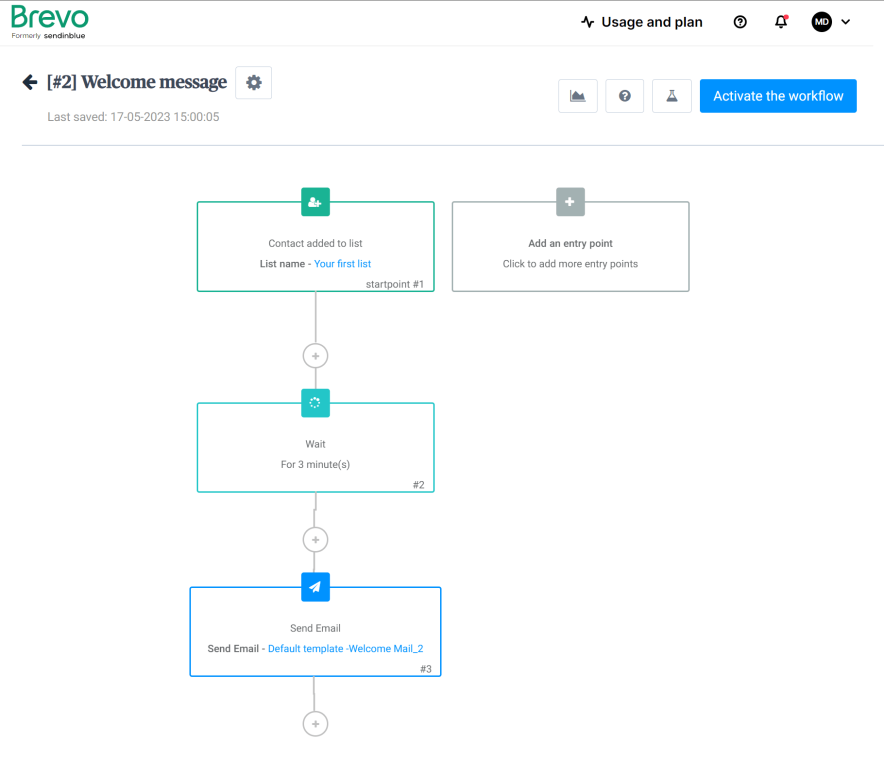 brevo email automation
