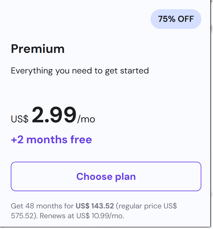 hostinger latest pricing