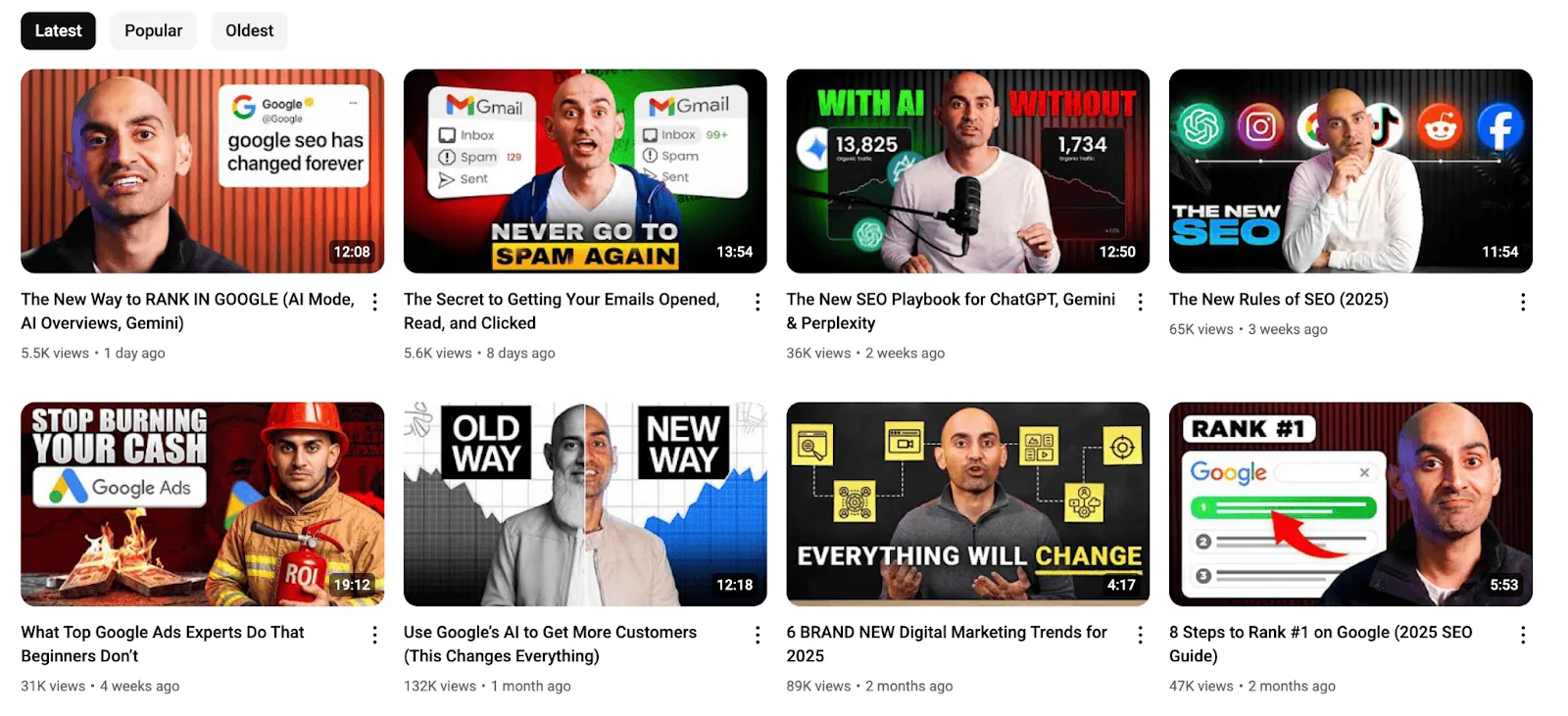 video title optimization
