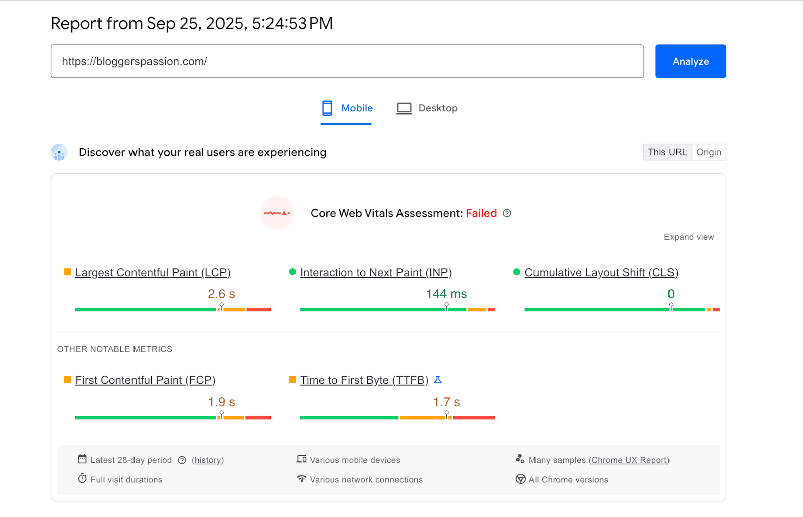PageSpeed Insights