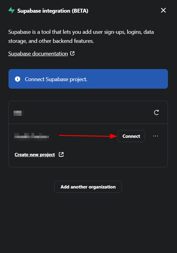 supase and hostinger horizons integration
