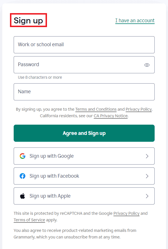 Step 2- Sign in or create a new account