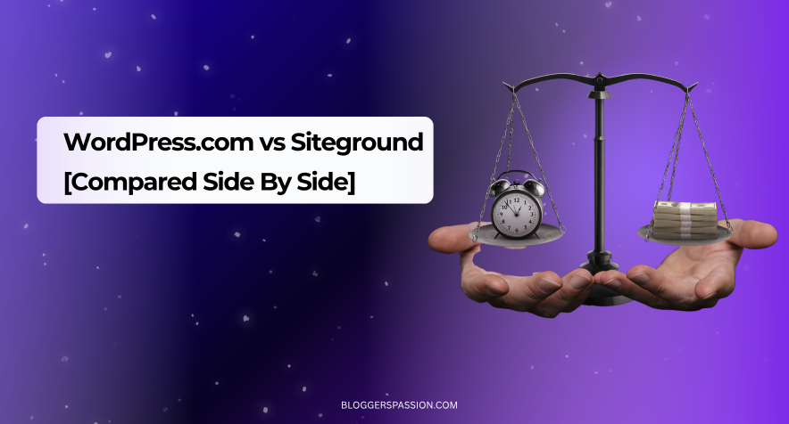 wordpress.com vs siteground