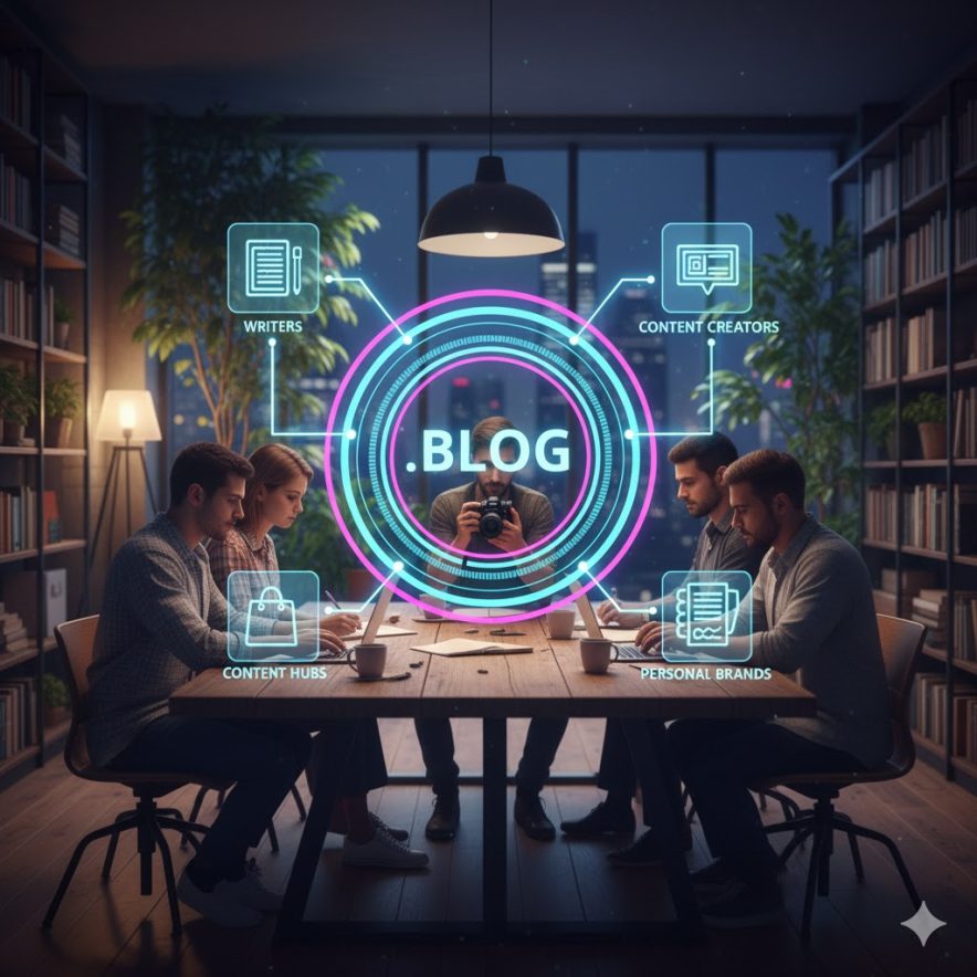 .blog is perfect tld for content writers and bloggers