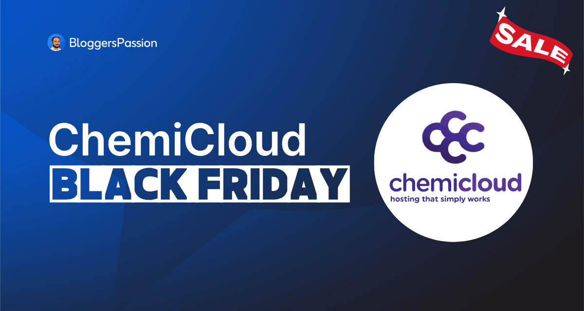 chemicloud black friday deals